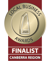 Logo of the Canberra Region Local Business Awards Finalist 2021
